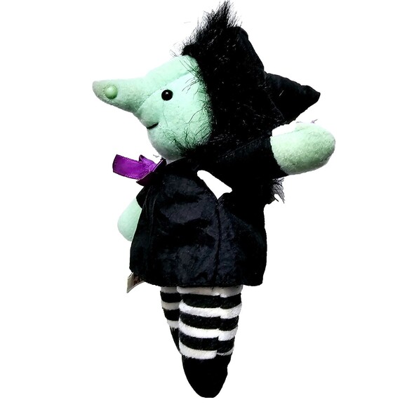 VTG Mary Meyer Spooky Toes Finger Puppet Plush Toy Witch HALLOWEEN 1995 VGC - Picture 2 of 8